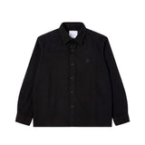 Edwin SEBASTIAN SHIRT LS, Black Garment Dyed