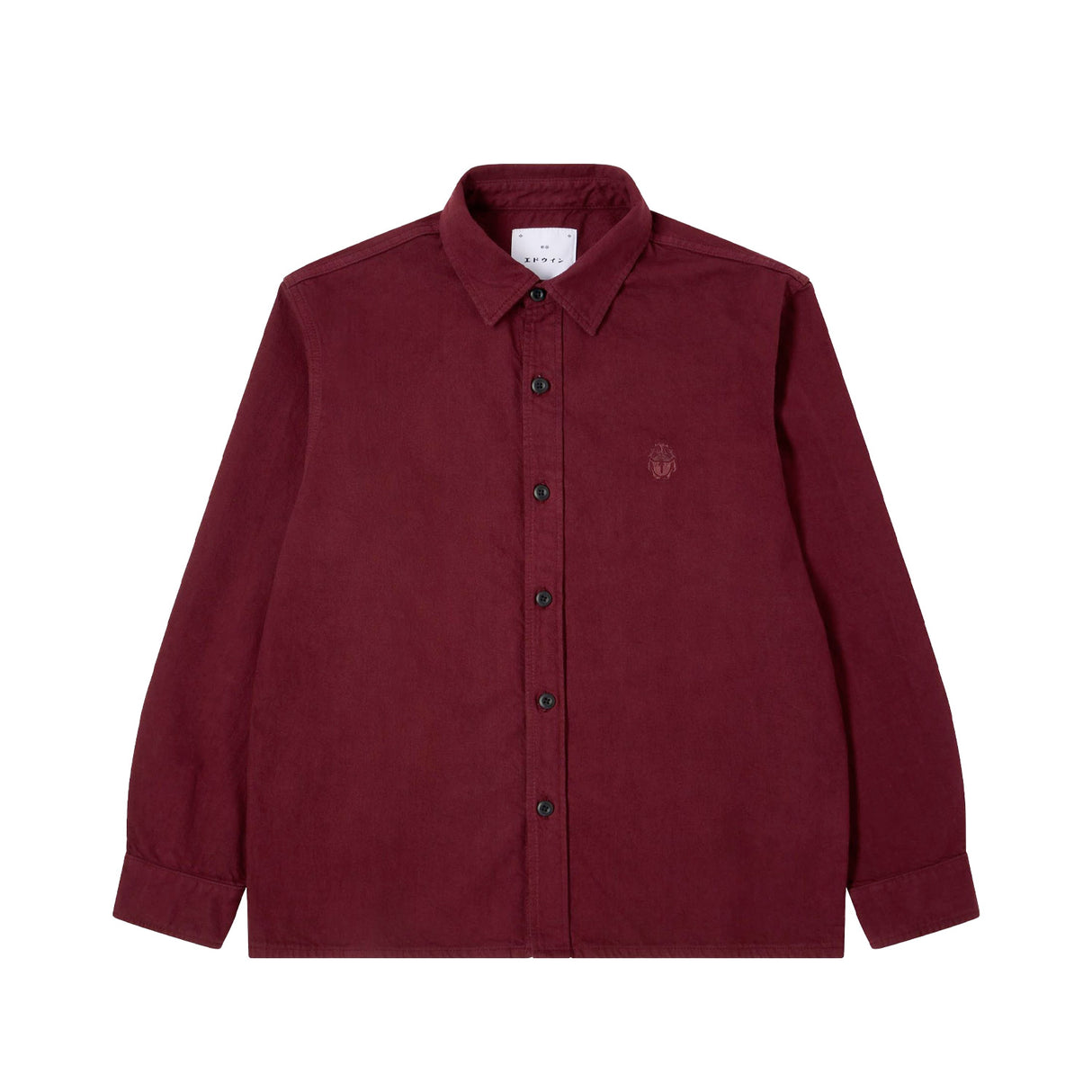 Edwin SEBASTIAN SHIRT LS, Windsor Wine
