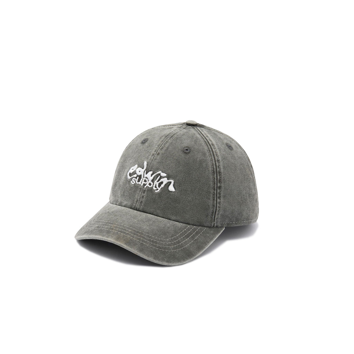 Edwin SOFT WASHED 6 PANEL CAP, Black