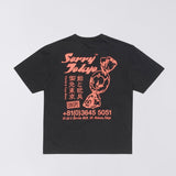 Edwin SORRY TOKYO T-SHIRT, Washed Black