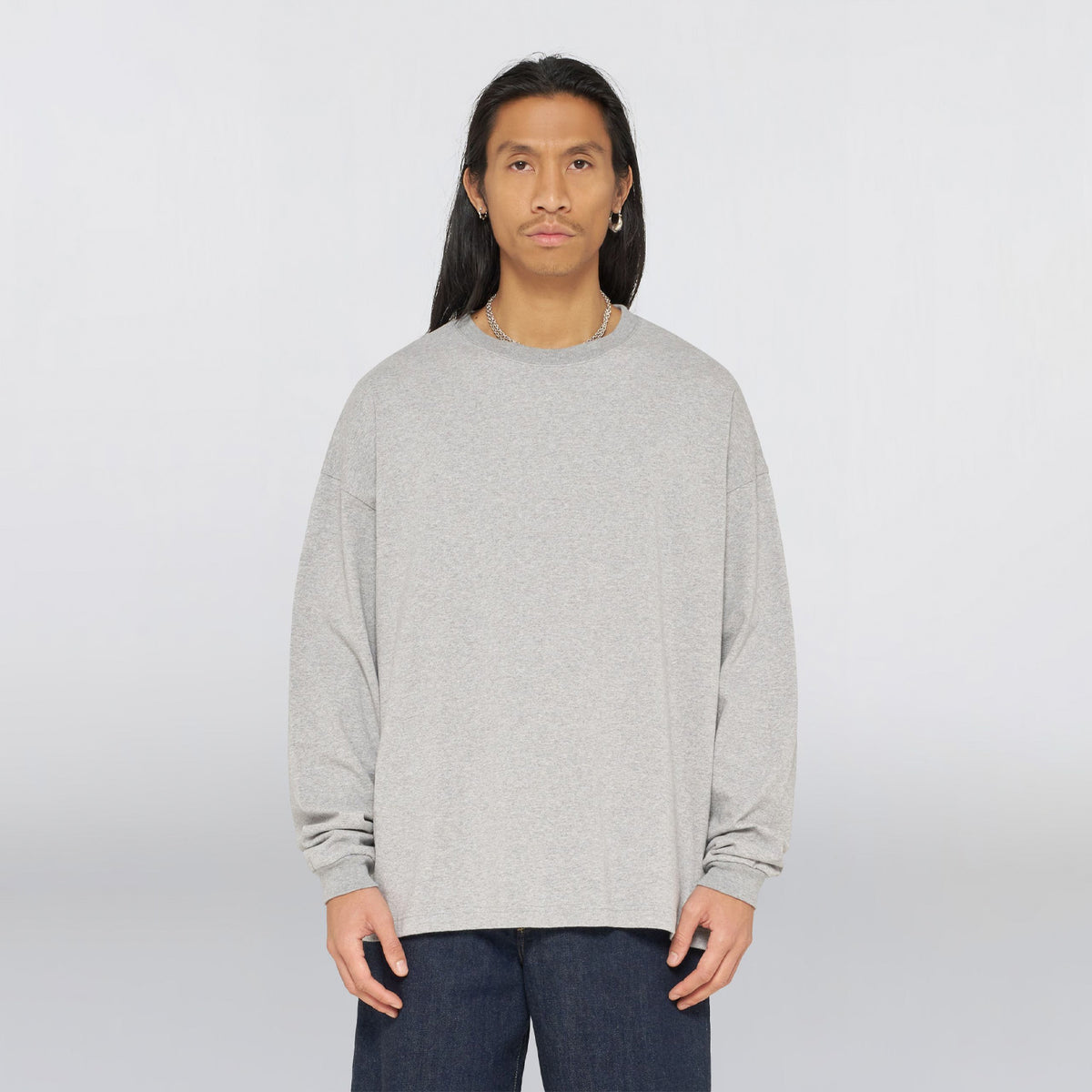Edwin T-SHIRT LS, Grey