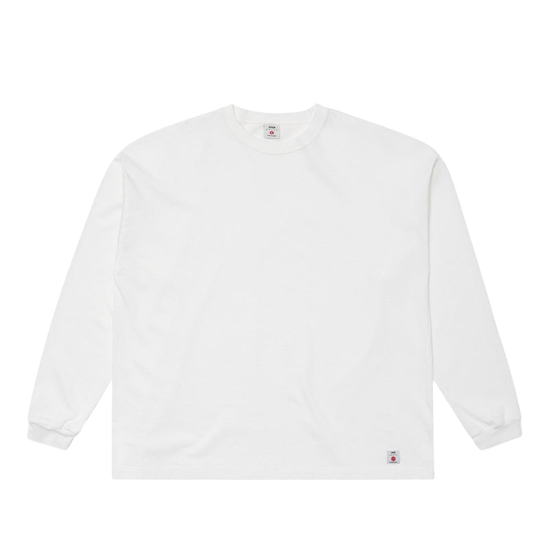 Edwin T-SHIRT LS, Washed White