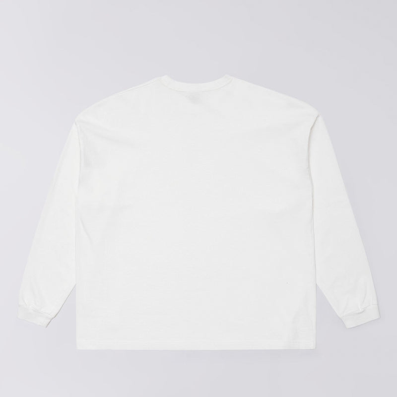 Edwin T-SHIRT LS, Washed White