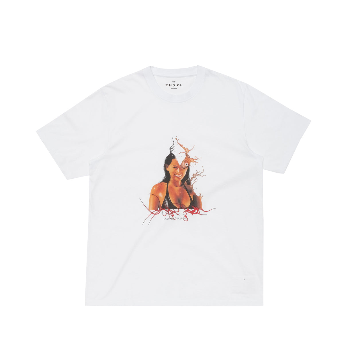 Edwin THE MOOD OF SUMMER T-SHIRT, White Washed