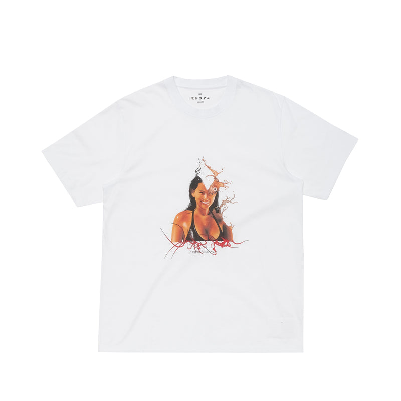 Edwin THE MOOD OF SUMMER T-SHIRT, White Washed