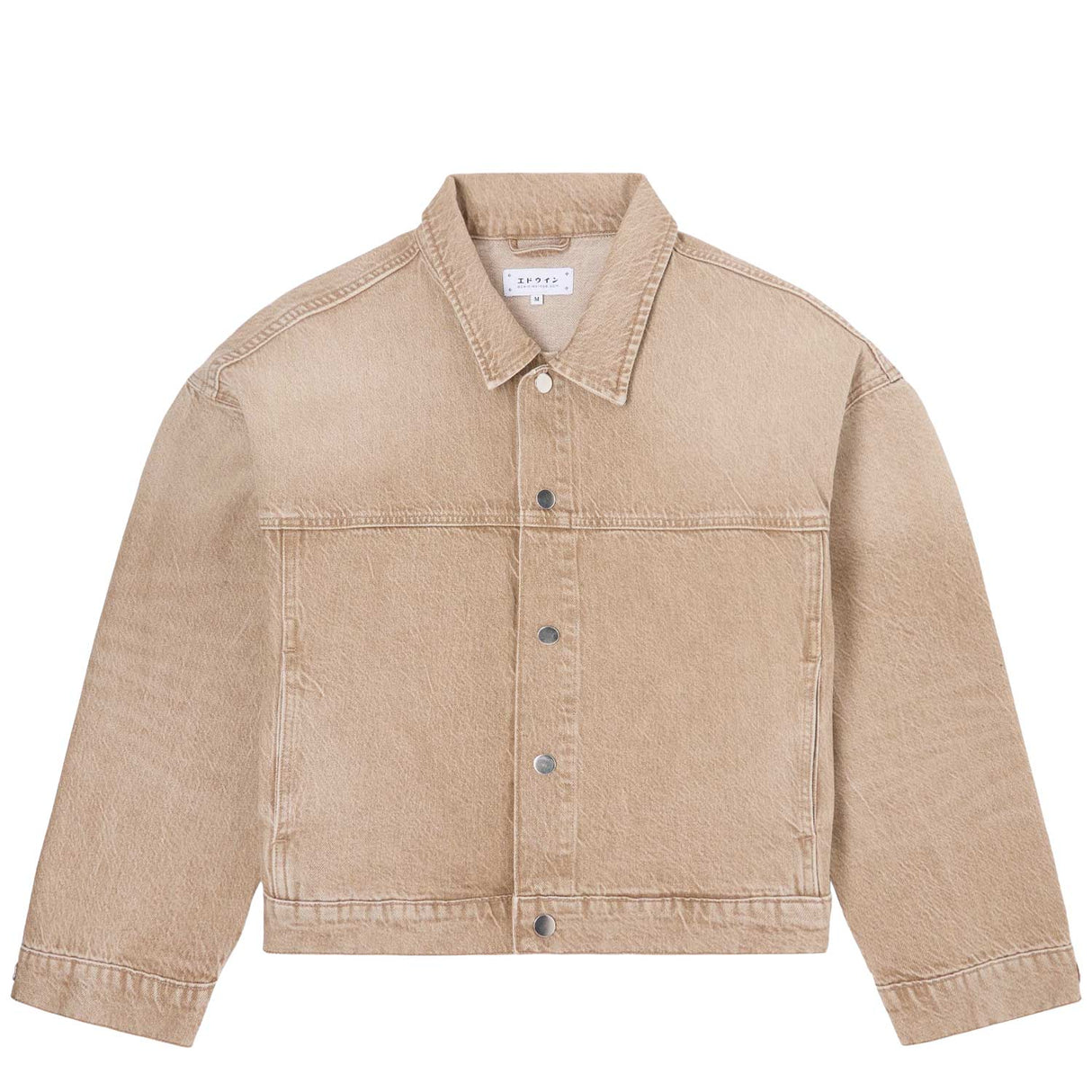Edwin W' ANDY JACKET, Beige Amber Wash