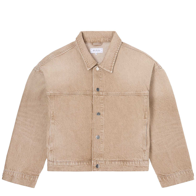 Edwin W' ANDY JACKET, Beige Amber Wash
