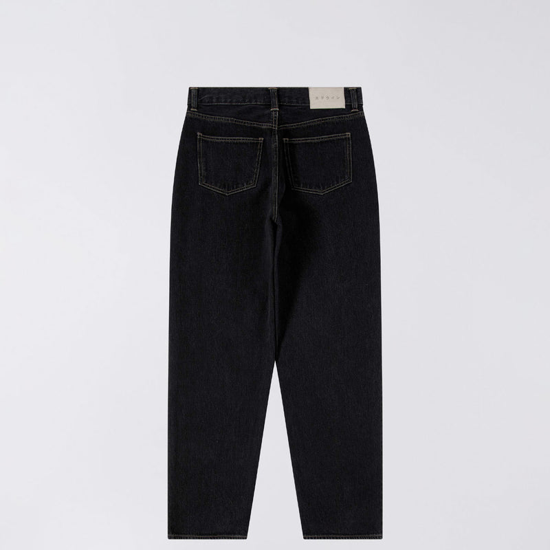 Edwin W' JANIS PANT, Black Dark Marble Wash