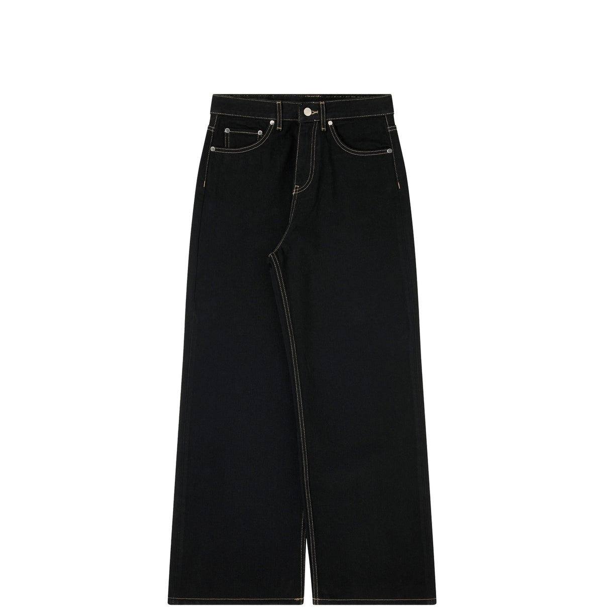 Edwin W' OLIVIA PANT, Black Rinsed