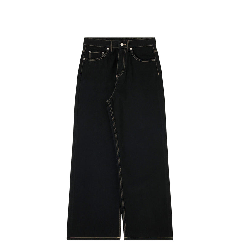 Edwin W' OLIVIA PANT, Black Rinsed