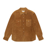 Edwin WESTERN SUEDE SHIRT LS, Brown