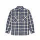 Edwin WORK SHIRT LS, Navy/Green