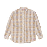 Edwin WORK SHIRT LS, Beige/Brown