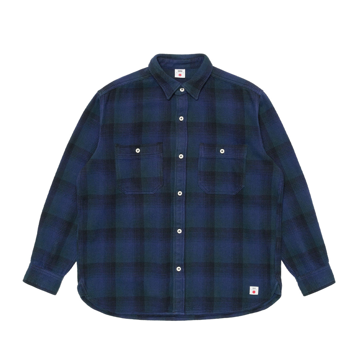 Edwin WORK SHIRT LS, Green