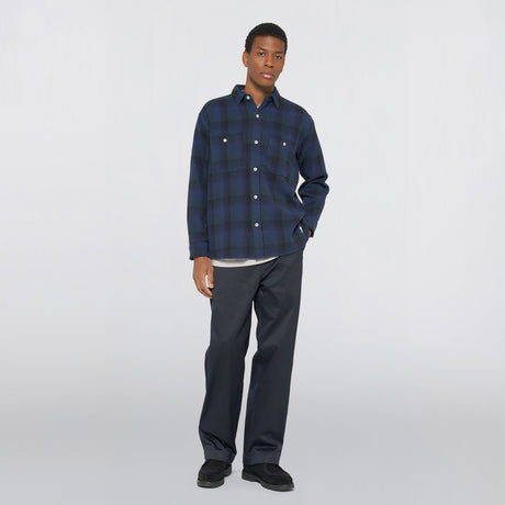 Edwin WORK SHIRT LS, Green