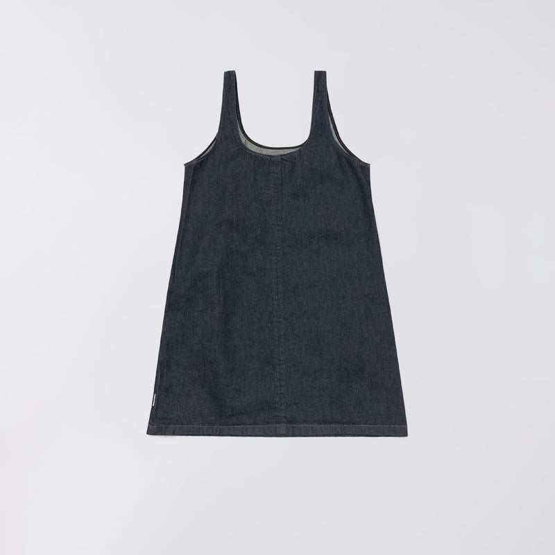 Edwin W' IVY DRESS, Blue Rinsed