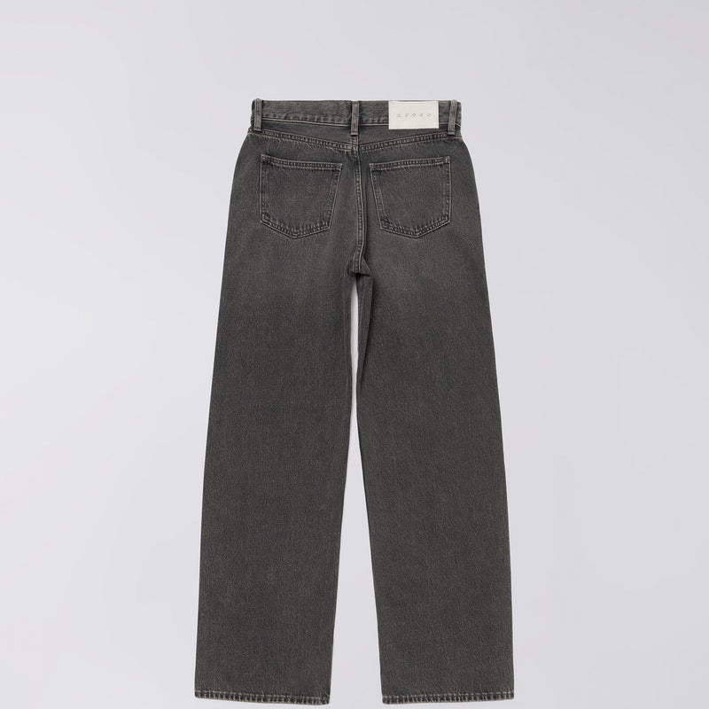 Edwin W' LEXIE PANT, Black Dravite Wash