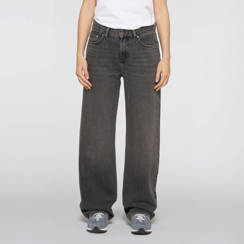 Edwin W' LEXIE PANT, Black Dravite Wash