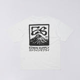 Edwin YAMA T-SHIRT, White Washed