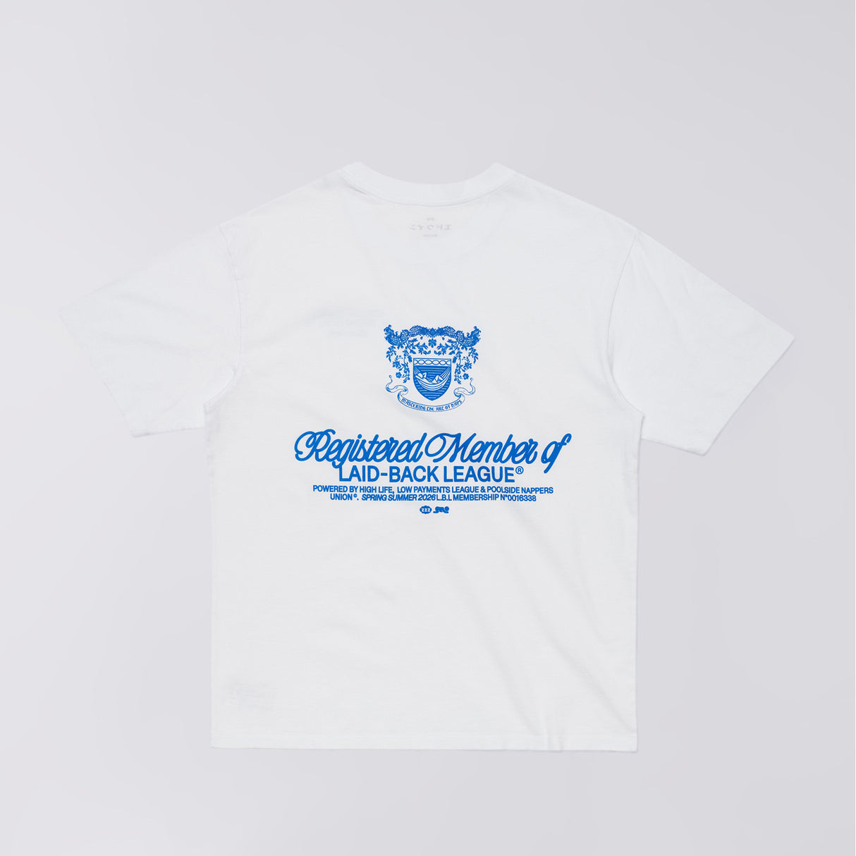 Edwin LAID-BACK LEAGUE T-SHIRT, White Washed