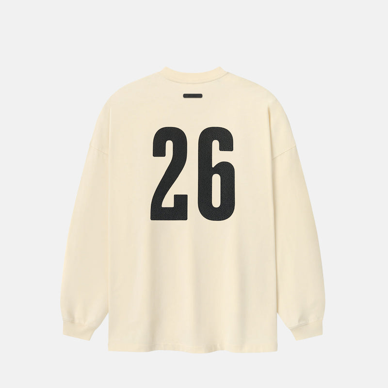 Fear of God ESSENTIALS MERCH L/S TEE, Chalk