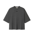 Grey t-shirt on a white background