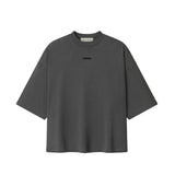 Grey t-shirt on a white background