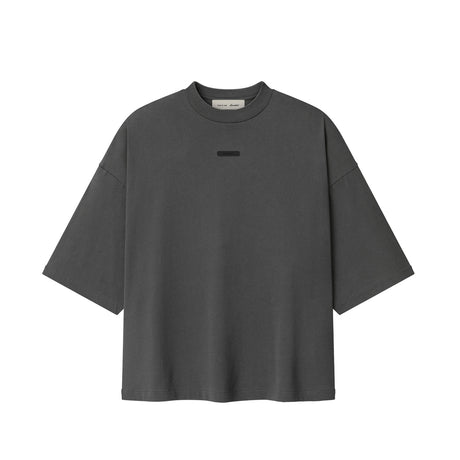Grey t-shirt on a white background