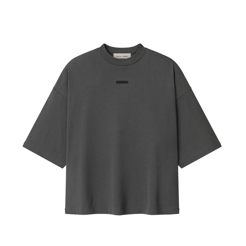 Grey t-shirt on a white background