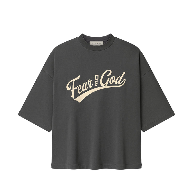 Grey t-shirt on a white background