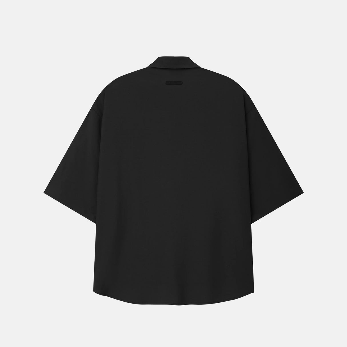 Fear of God ESSENTIALS 3/4 SLEEVE BUTTON UP SHIRT, Vintage Black