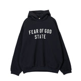 Fear of God ESSENTIALS 90'S FIT HOODIE, Jet Black