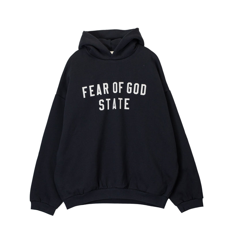 Fear of God ESSENTIALS 90'S FIT HOODIE, Jet Black