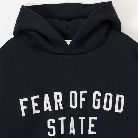 Fear of God ESSENTIALS 90'S FIT HOODIE, Jet Black