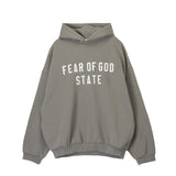 Fear of God ESSENTIALS 90'S FIT HOODIE, Moss