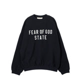 Fear of God ESSENTIALS 90'S FIT SWEATSHIRT, Jet Black