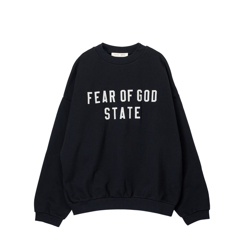 Fear of God ESSENTIALS 90'S FIT SWEATSHIRT, Jet Black