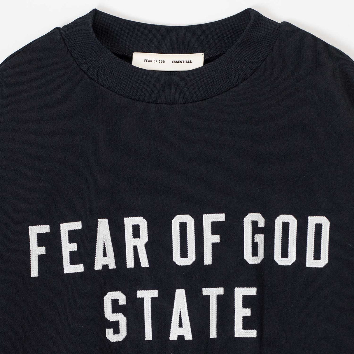 Fear of God ESSENTIALS 90'S FIT SWEATSHIRT, Jet Black