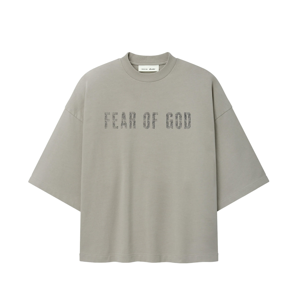 Grey t-shirt on a white background