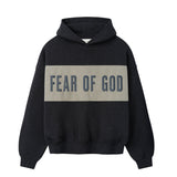 Black hoodie on a white background