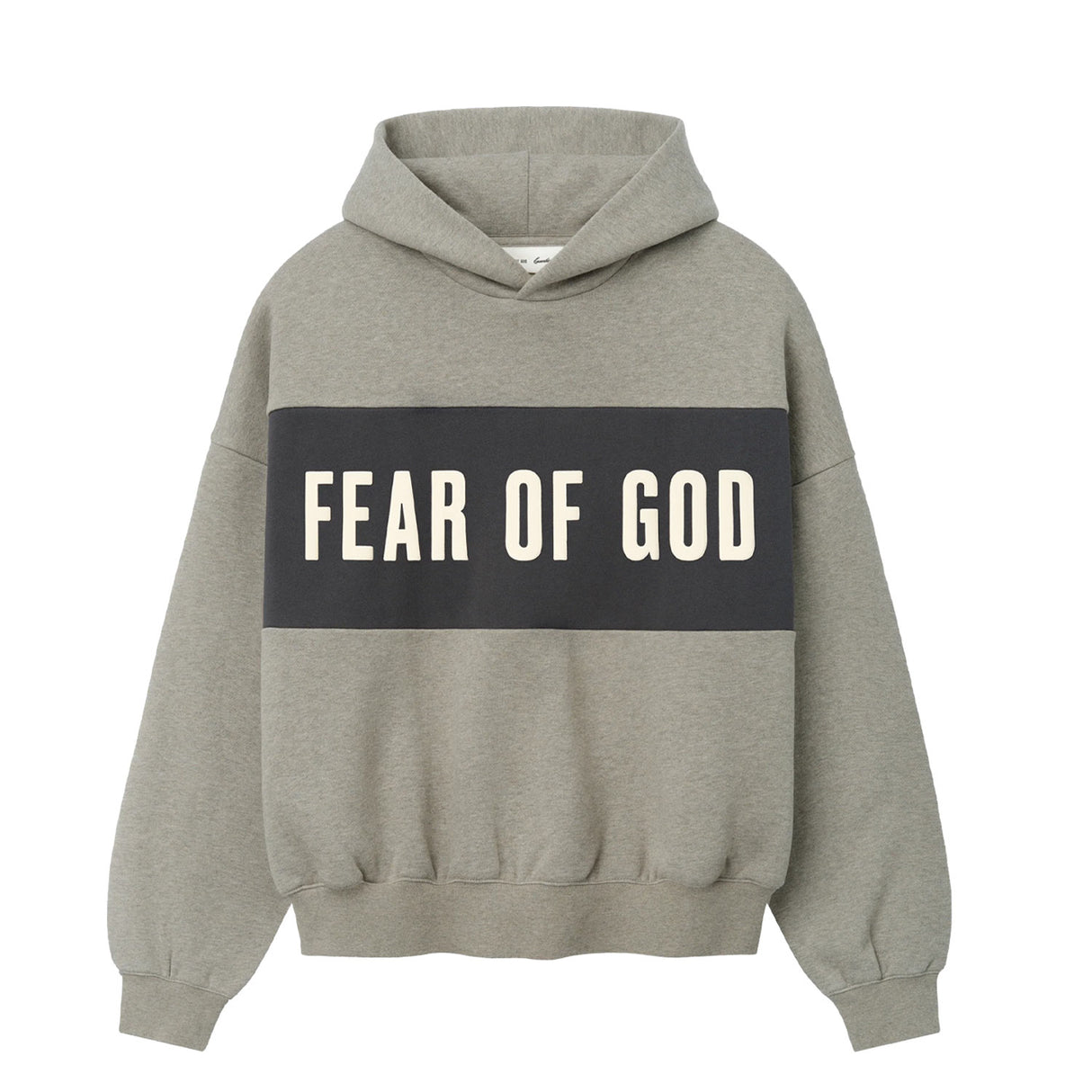Grey hoodie on a white background