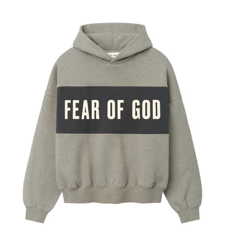 Grey hoodie on a white background