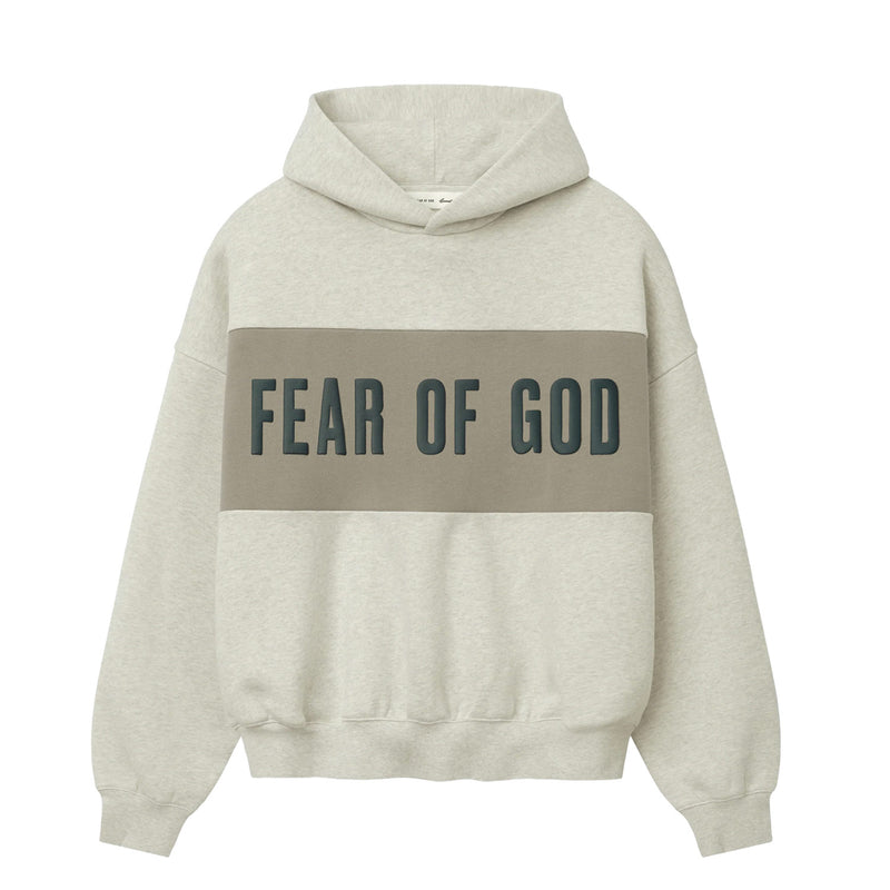 Beige hoodie on a white background