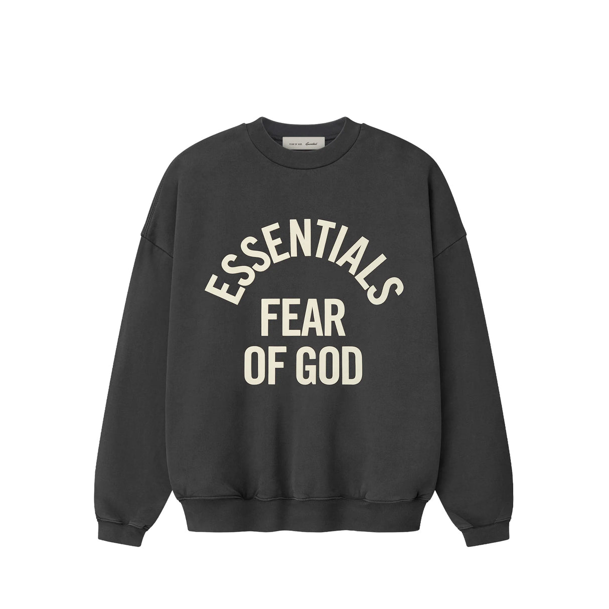 Fear of God ESSENTIALS CAMPUS 90'S CREWNECK, Faded Black