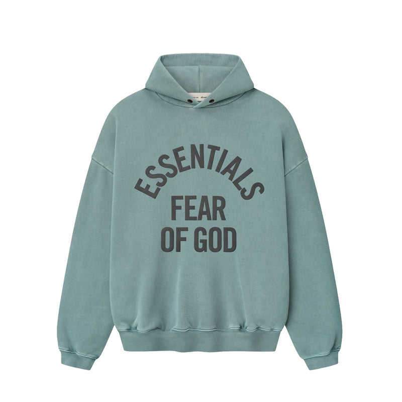 Fear of God ESSENTIALS CAMPUS 90'S HOODIE, Faded Coastal