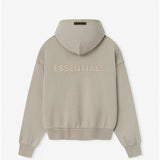 Fear of God ESSENTIALS CLASSIC FIT FLEECE HOODIE, Timber