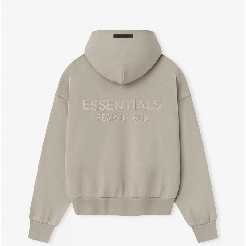 Fear of God ESSENTIALS CLASSIC FIT FLEECE HOODIE, Timber