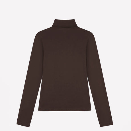 Flore Flore DINAH TURTLENECK LW, Dark Brown