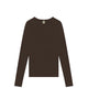 Flore Flore OLIVIA LONGSLEEVE, Dark Brown
