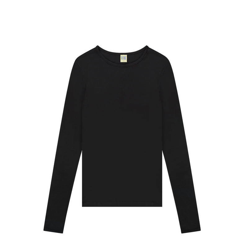 Flore Flore OLIVIA LONGSLEEVE, Black